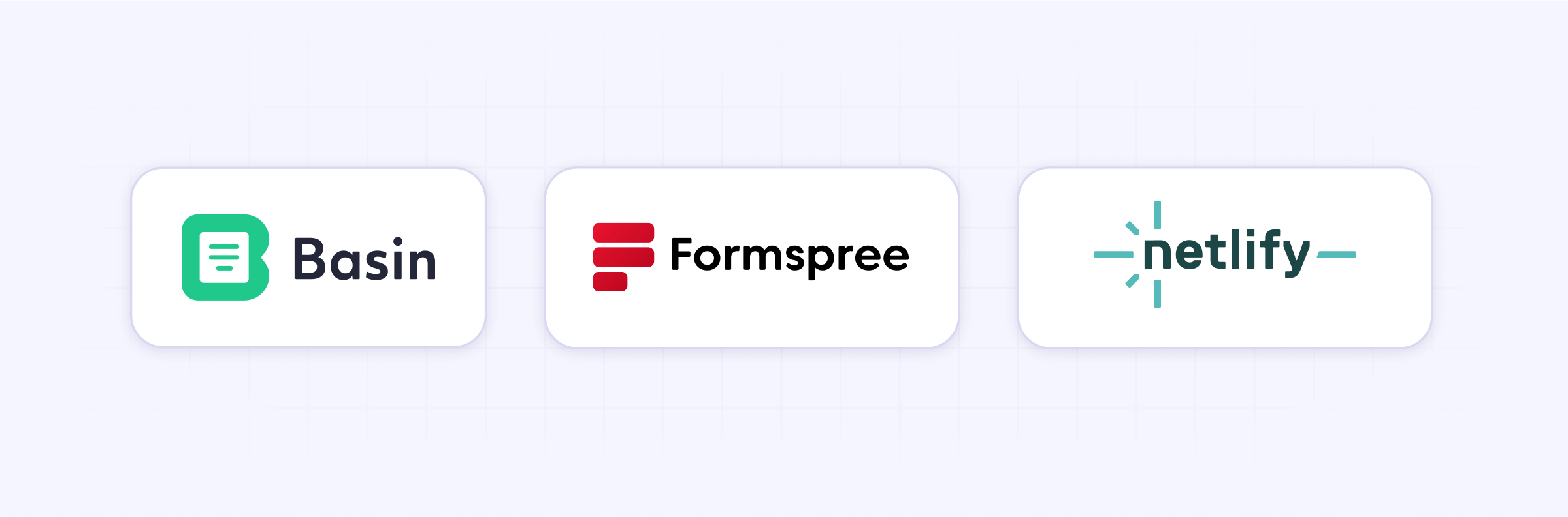 Basin Formspree Netlify forms form handling for exported Webflow forms