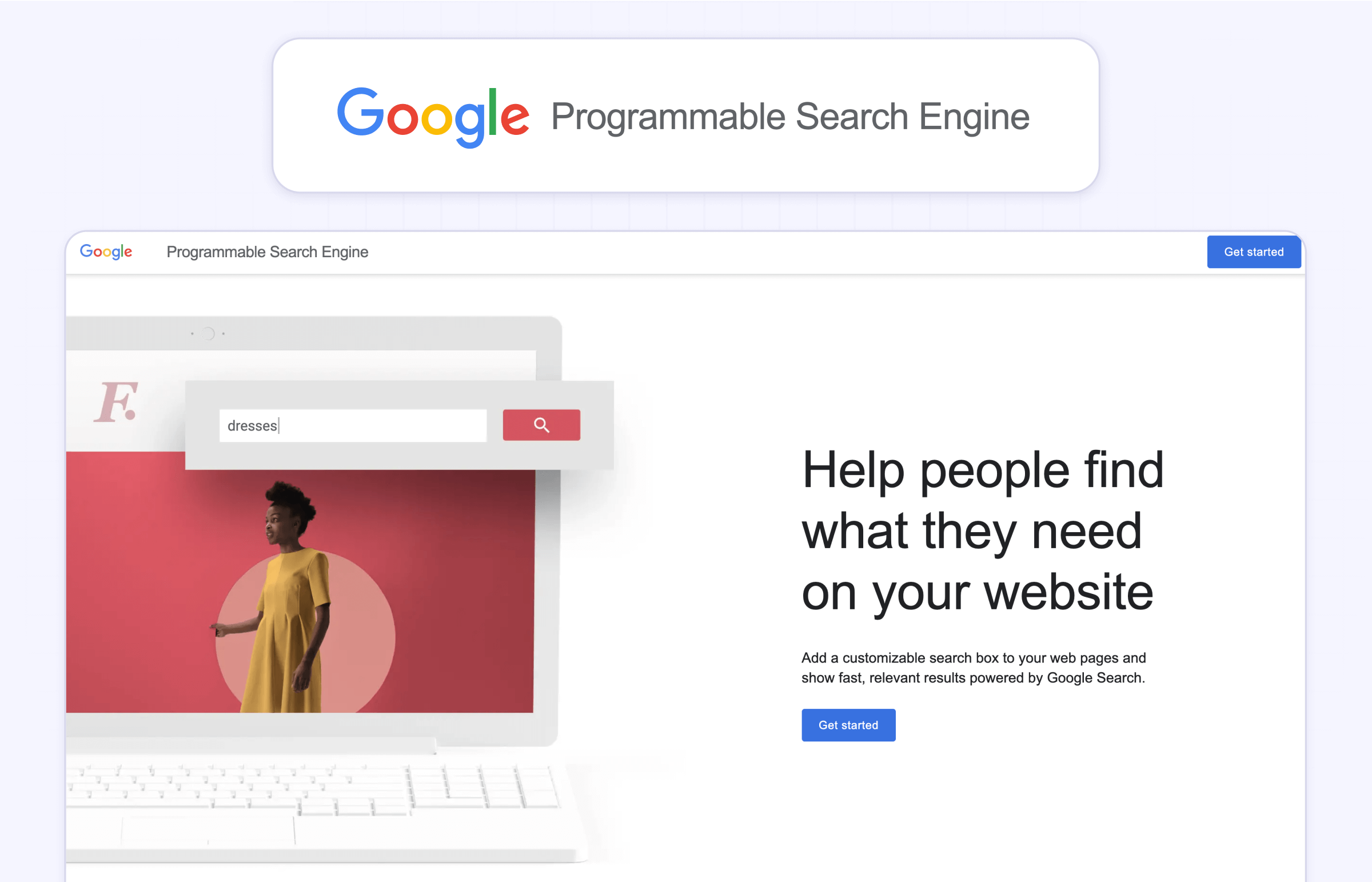 Google search integration for exported Webflow site
