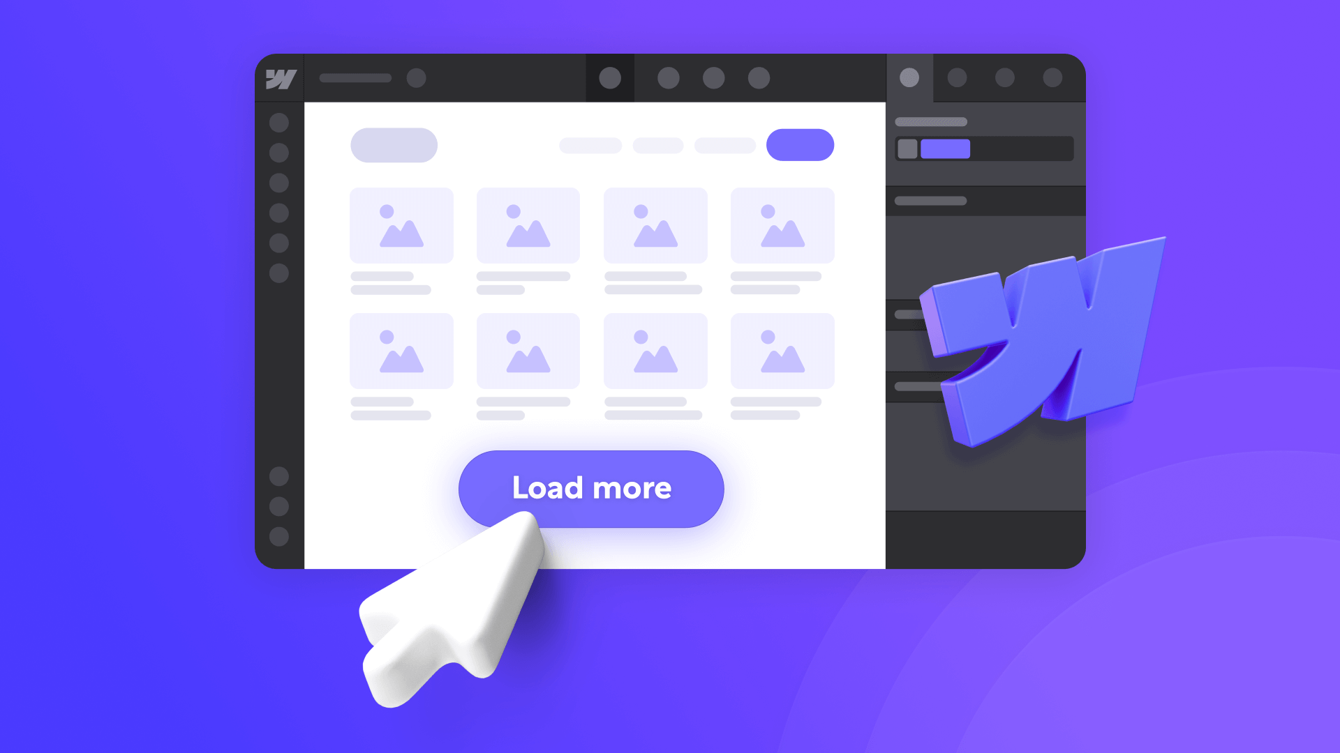 How to add a real-time load more button to your Webflow CMS collection