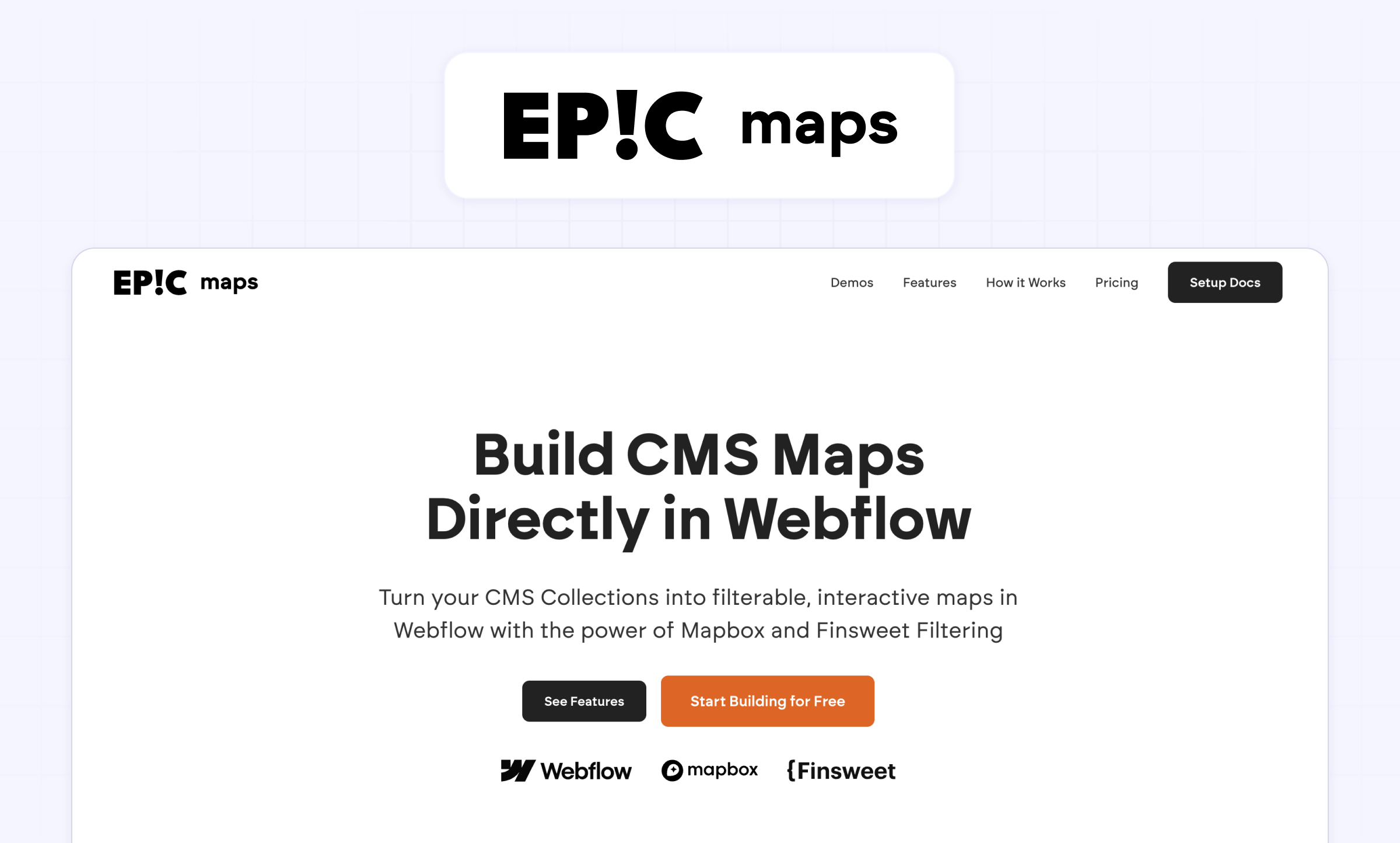 Epic maps Webflow CMS powered maps