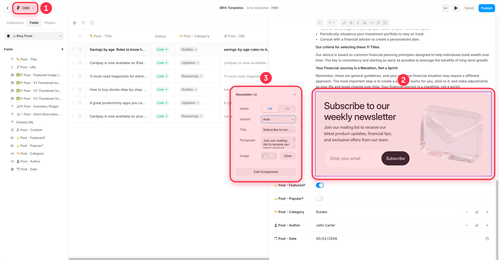 How To Create Responsive Variants For A CTA In Framer CMS