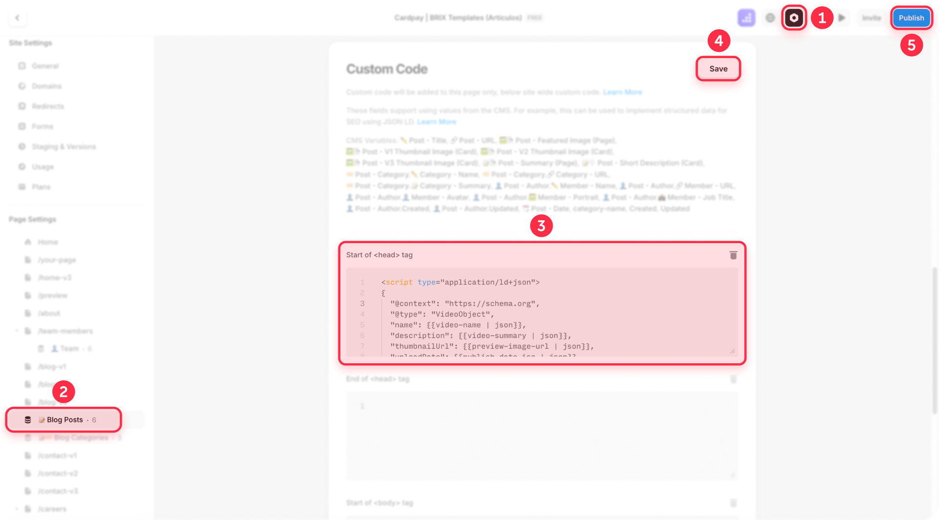 How To Use CMS Syntax With JSON Filter In Video Schema