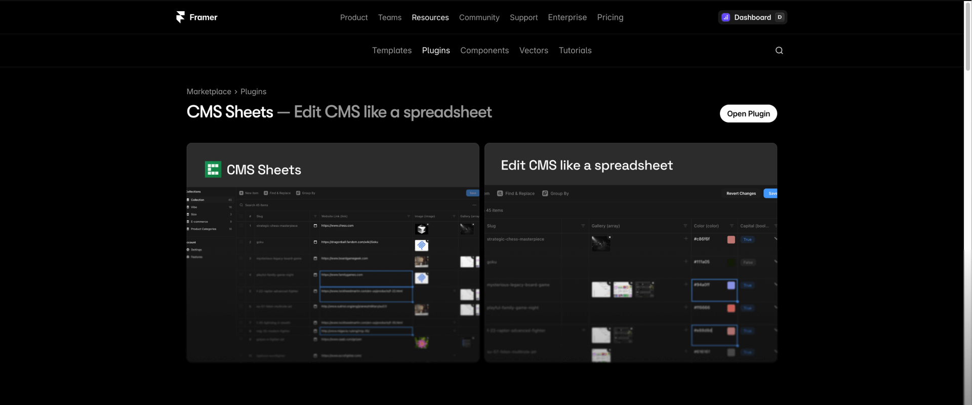 How To Edit Framer CMS Like A Spreadsheet With The CMS Sheets Plugin