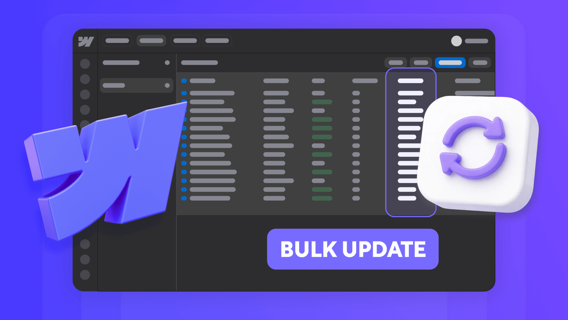 How to bulk edit multiple CMS items in Webflow without CSV re-import