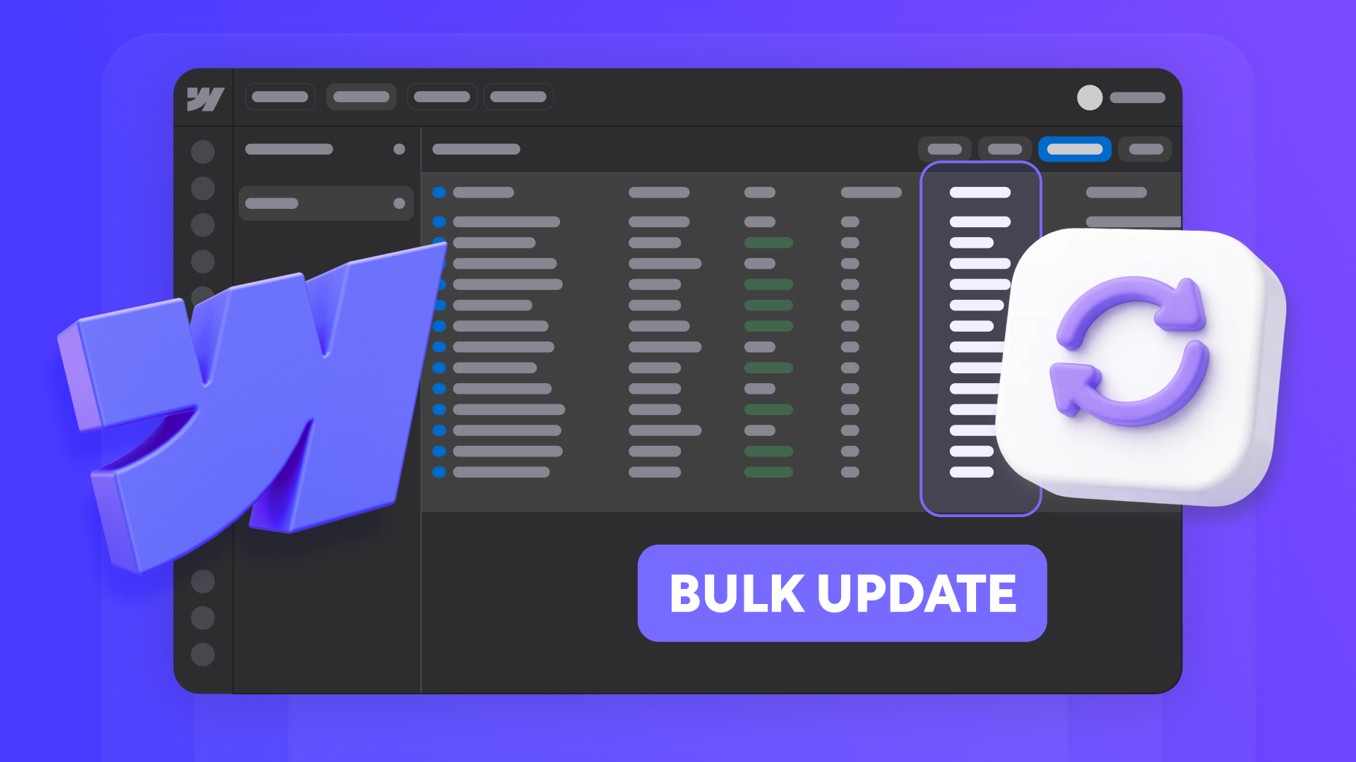 How to bulk edit multiple CMS items in Webflow without CSV re-import