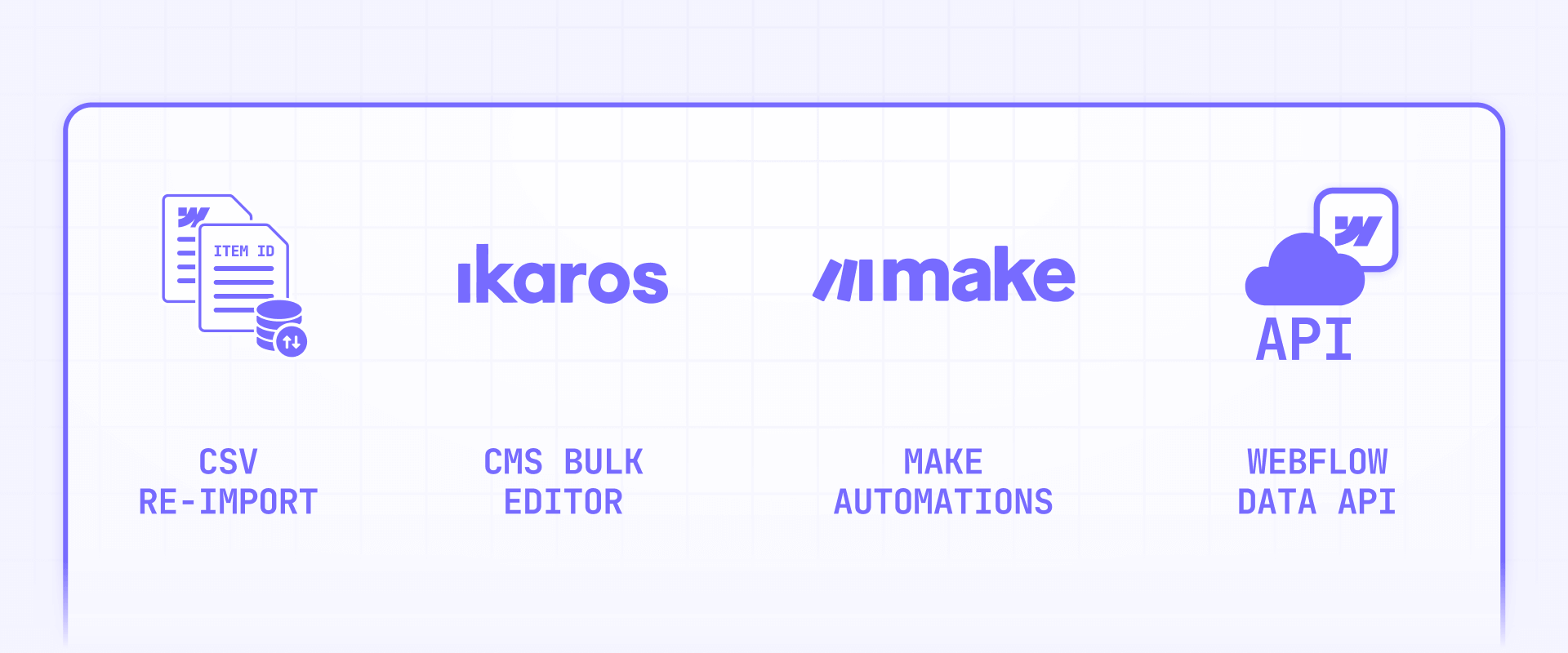 How To Choose Between Ikaros Make And The Data API In Webflow