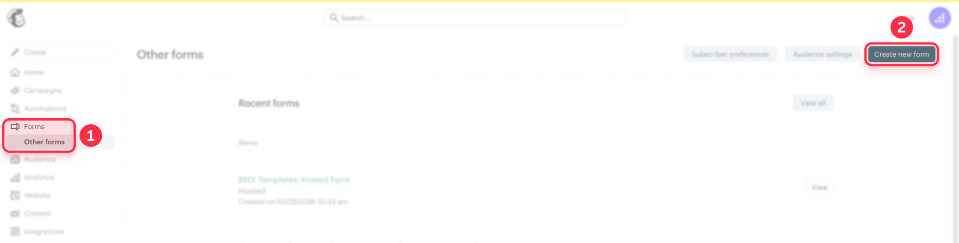 How To Create A New Mailchimp Form For Framer