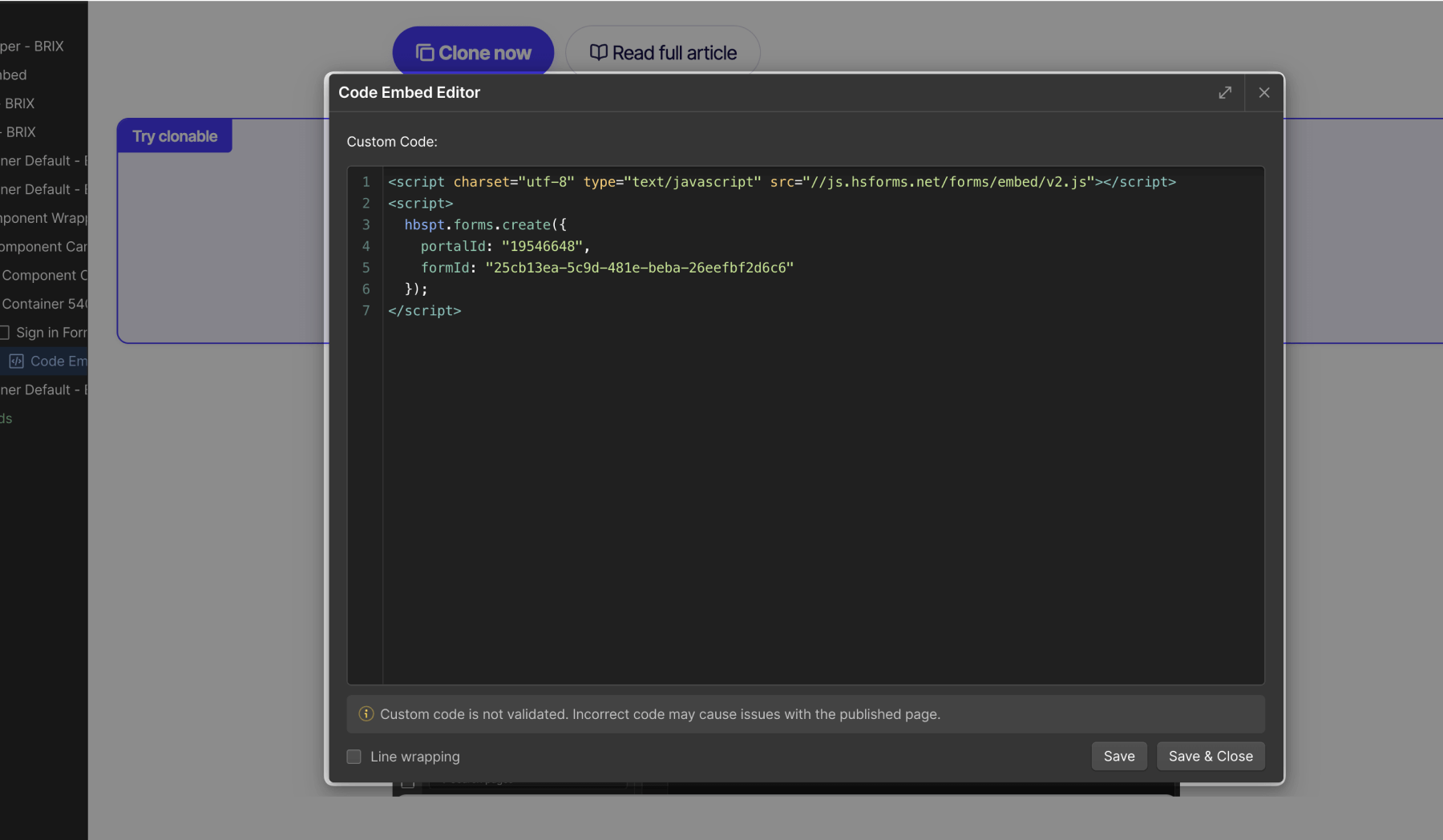  How to embed a HubSpot HTML form on Webflow