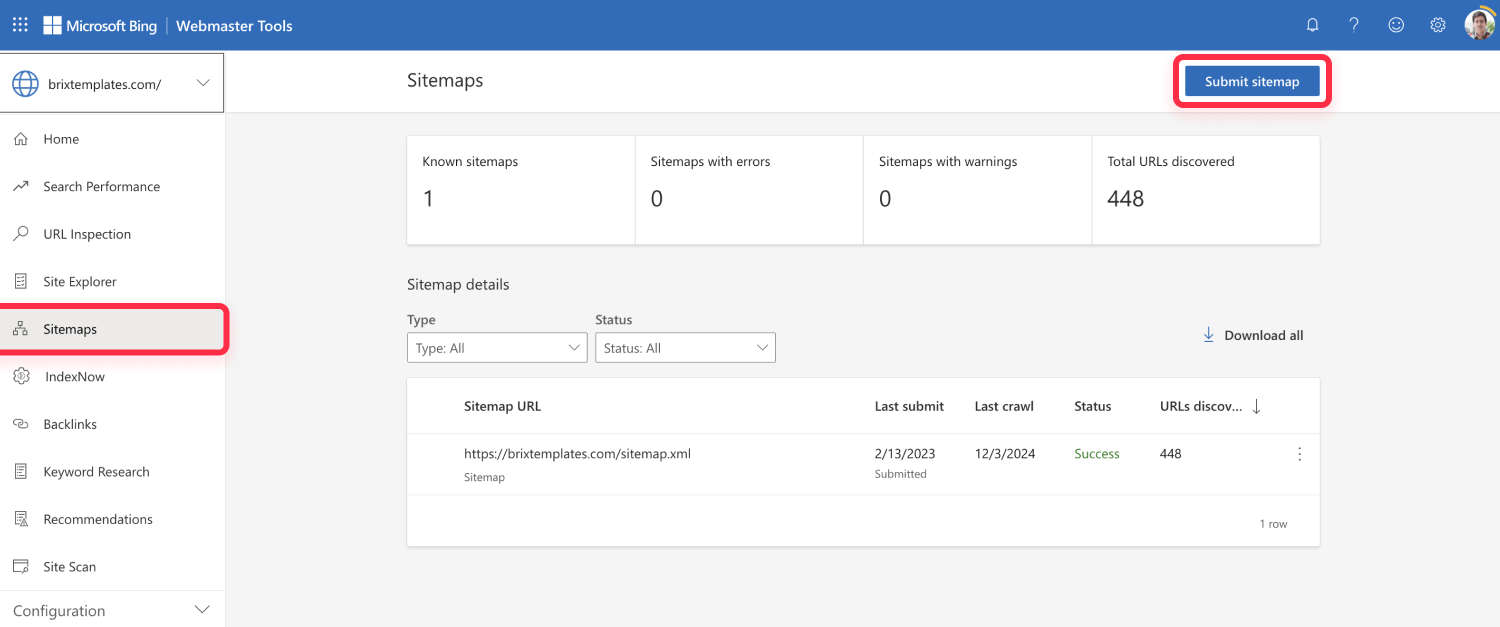 Submit Your Webflow Sitemap to Bing Webmaster Tools