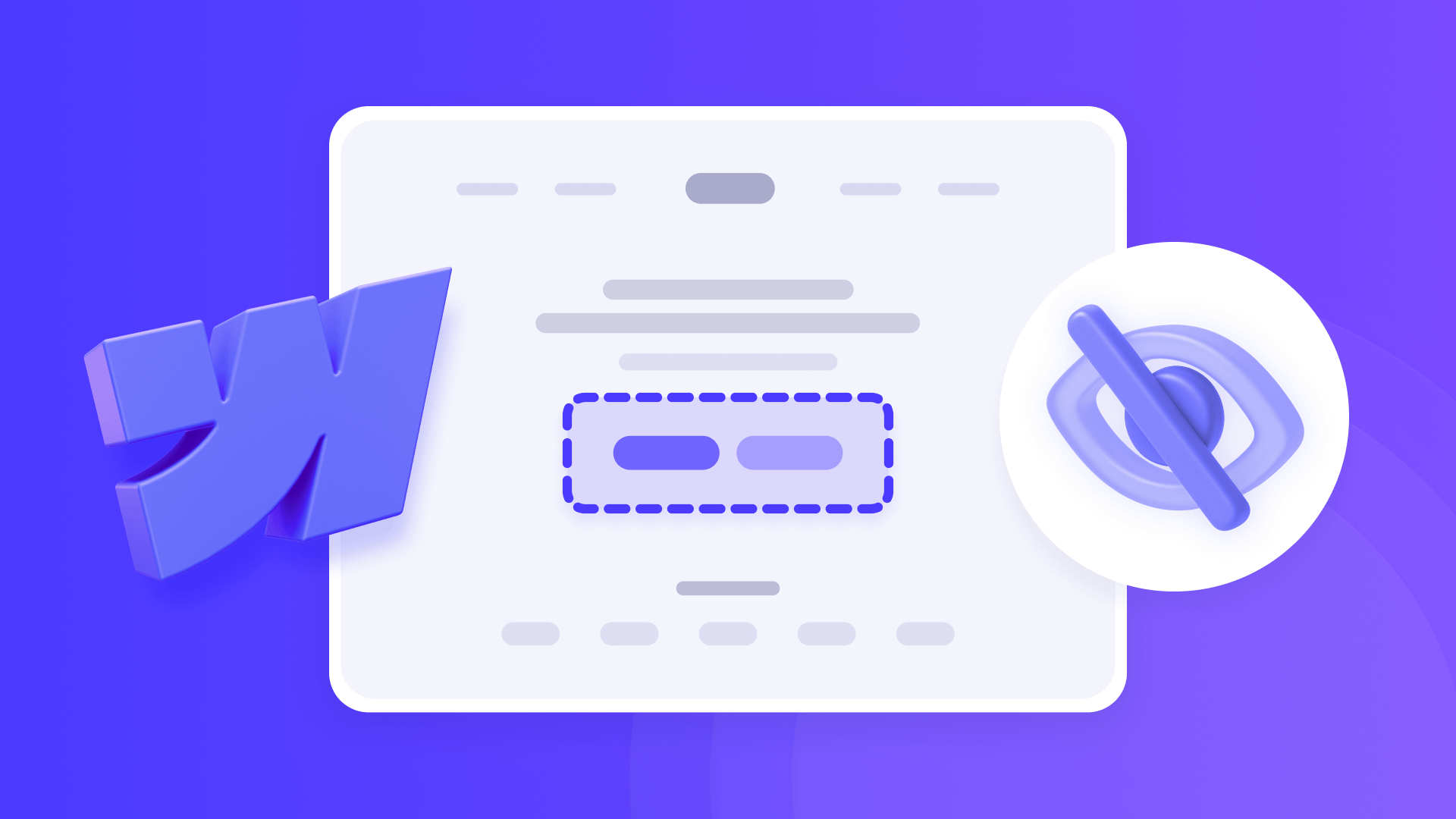 How to create mobile-only content in Webflow by hiding desktop elements