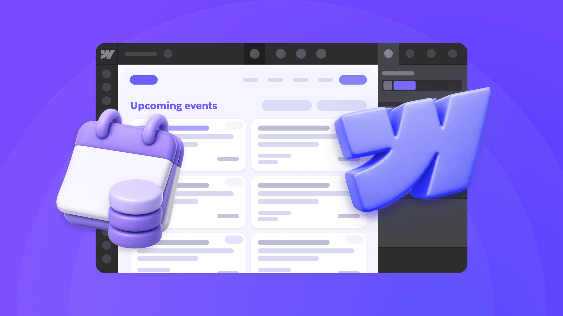How to divide upcoming and past events in Webflow  CMS
