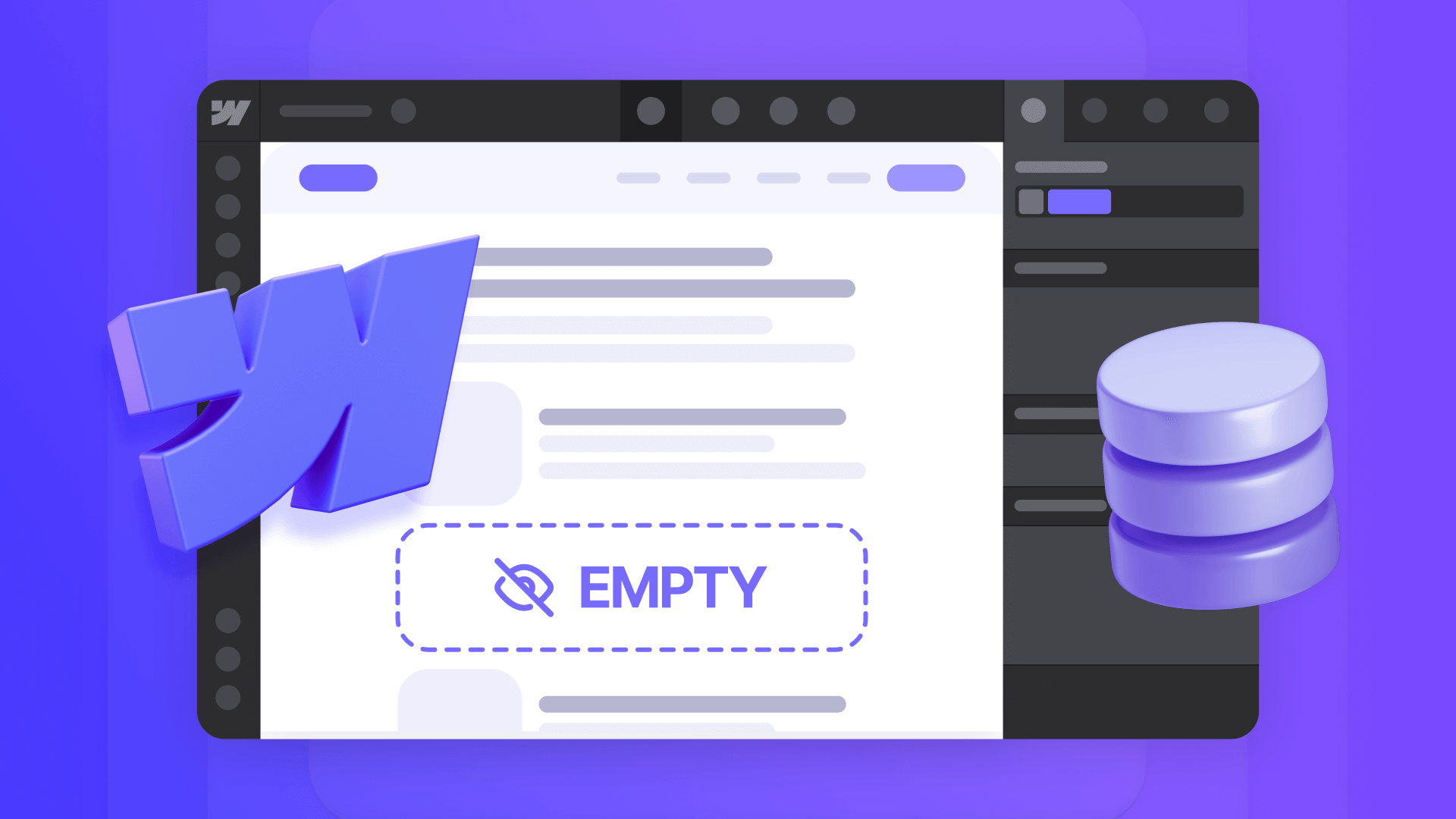 How to hide empty CMS sections in Webflow