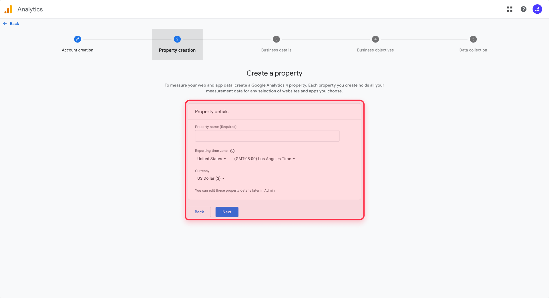 How To Configure The Google Analytics Property For Framer