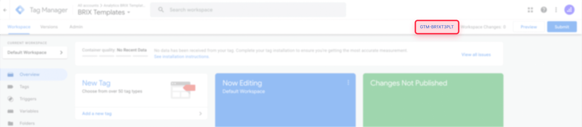 How To Find Your GTM Container ID For Framer