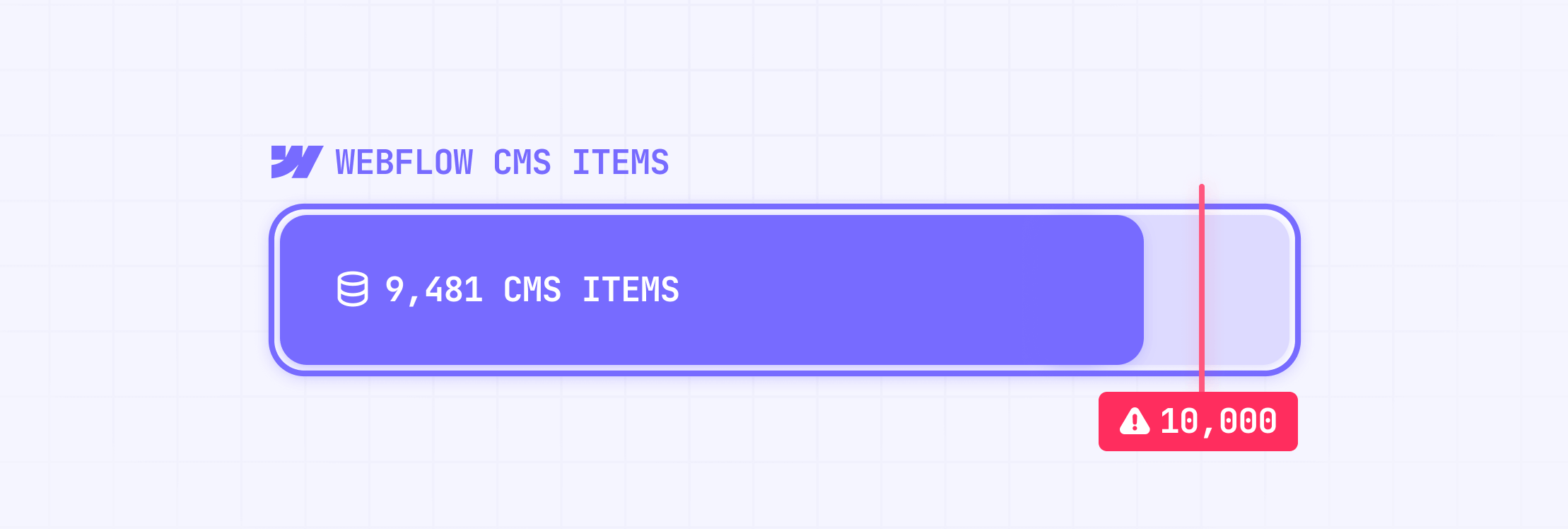 Webflow 10 000 CMS item limit