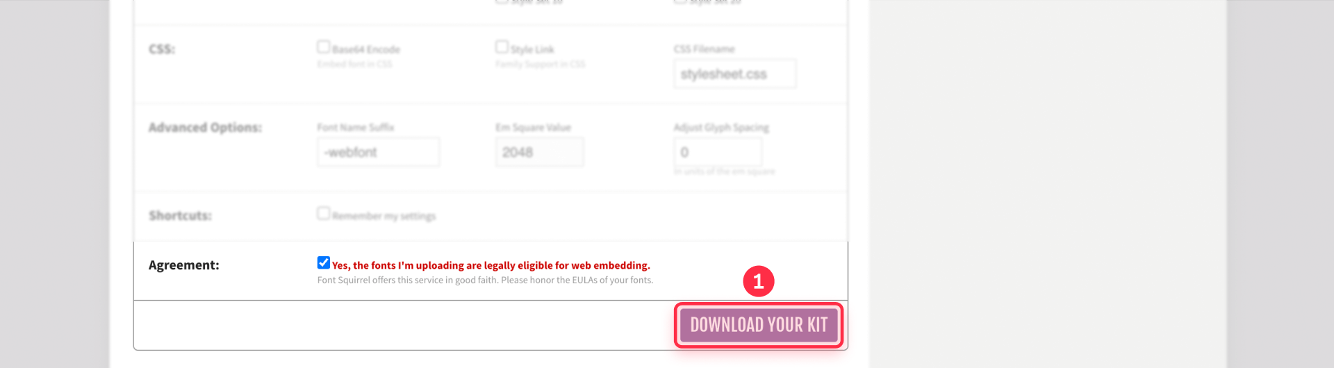 How To Download The Font Kit From Font Squirrel For Webflow