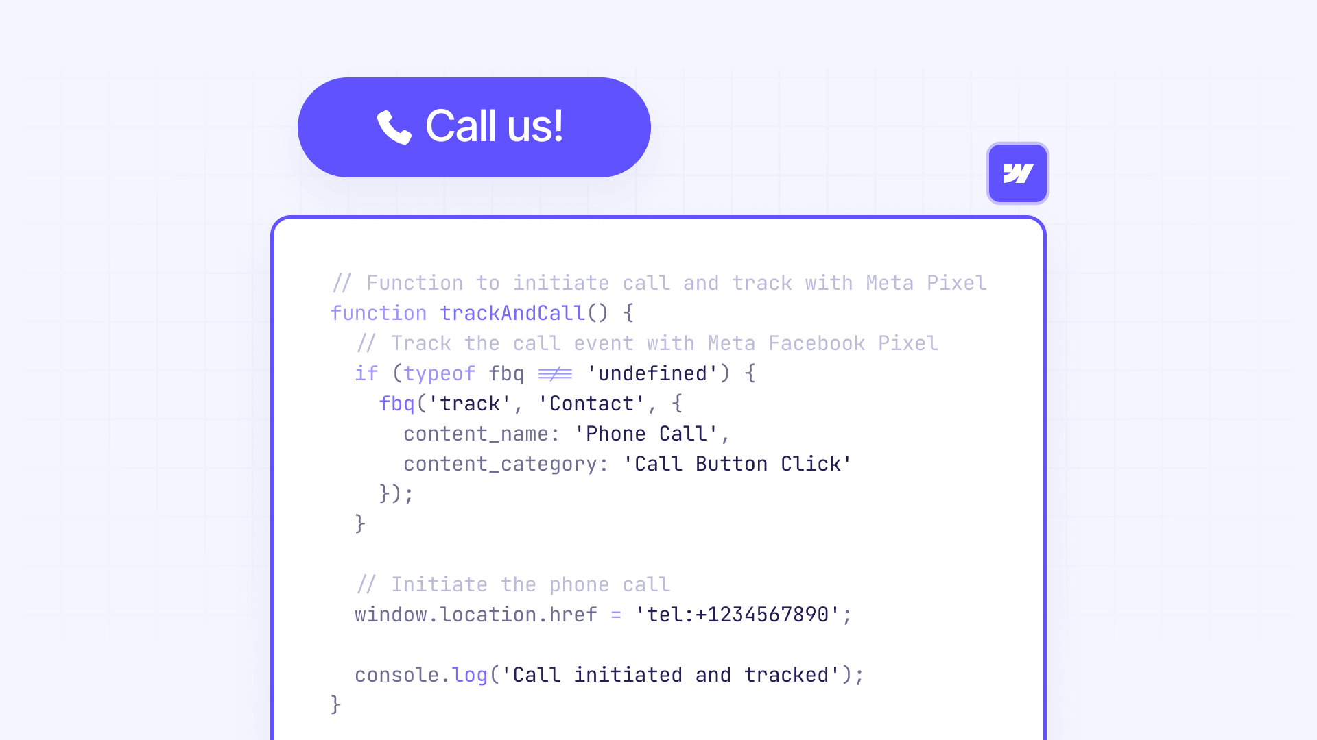 How to run javascript on Webflow button click