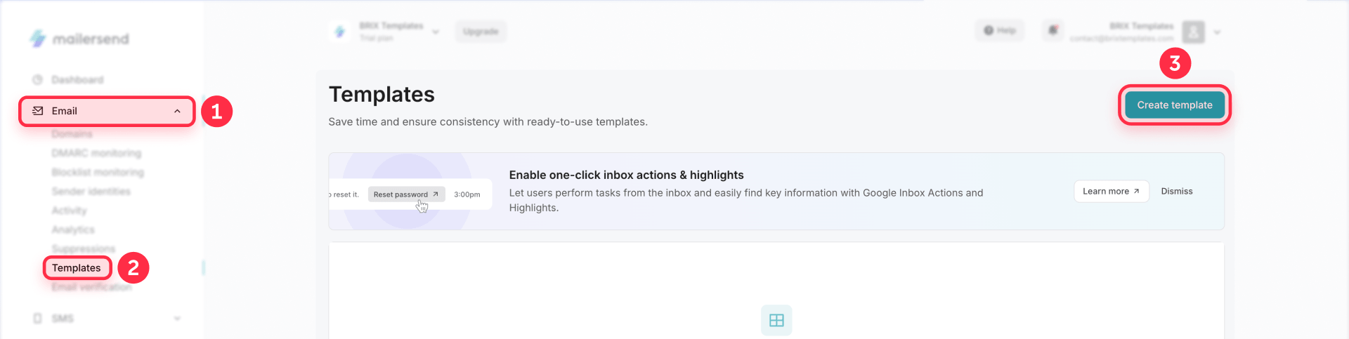 How To Create An Email Template In MailerSend