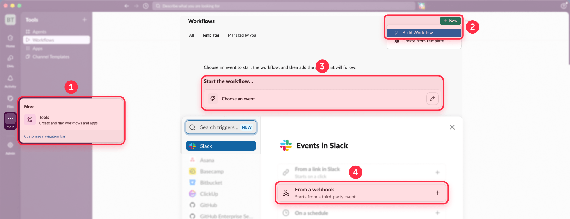 How To Create A Slack Workflow With The From A Webhook Trigger