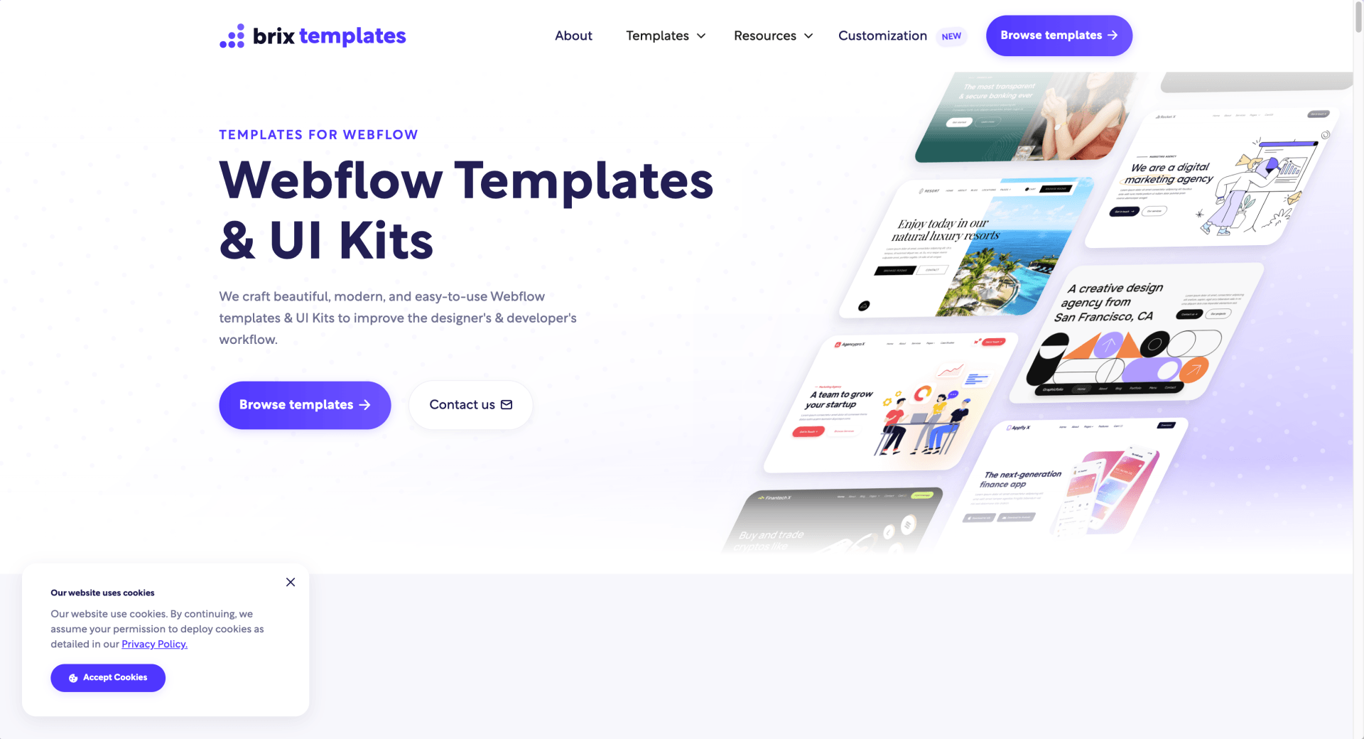 How to test the custom cookie banner in Webflow