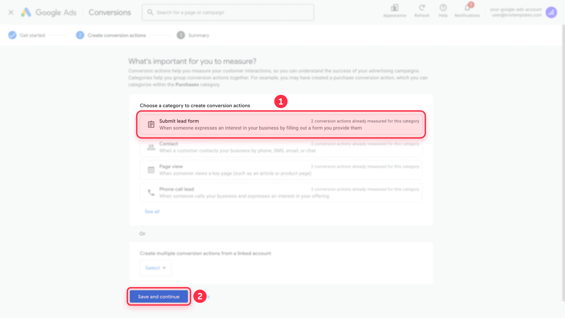 How To Set Up Form Submission As A Conversion