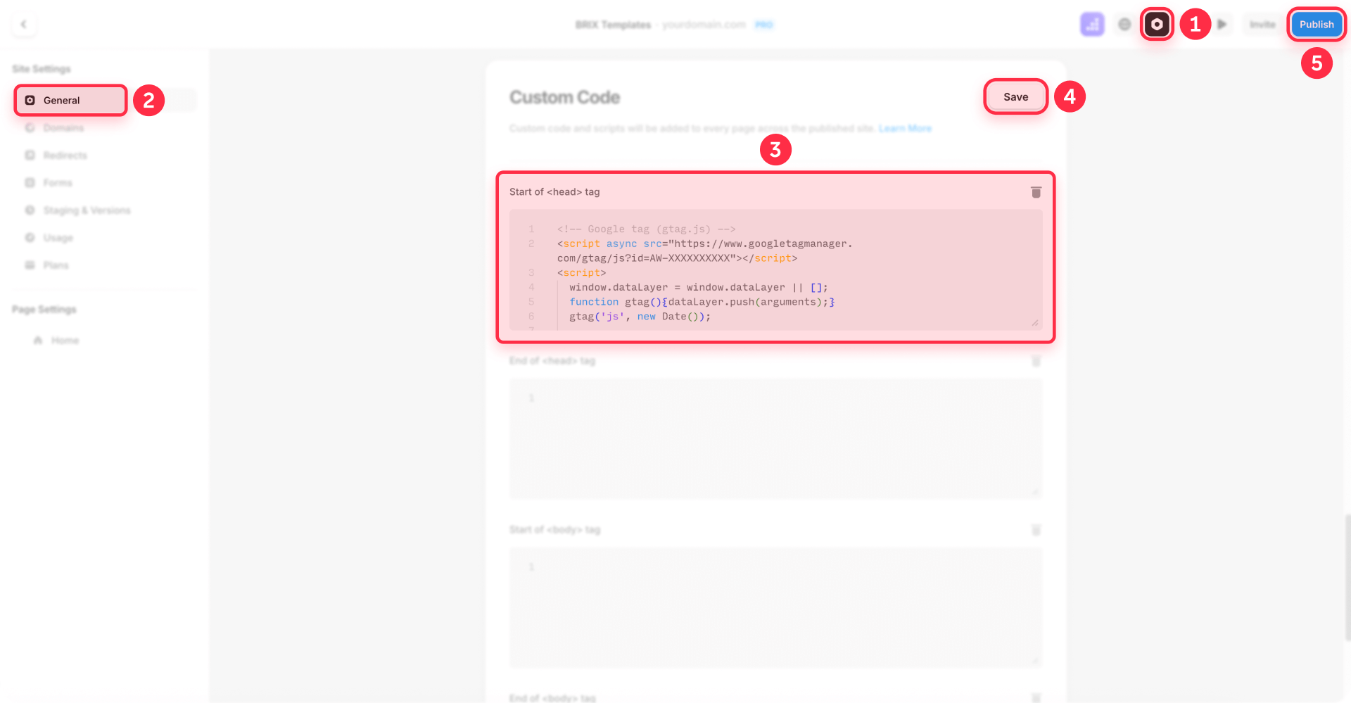 How To Install The Google Tag In Framer