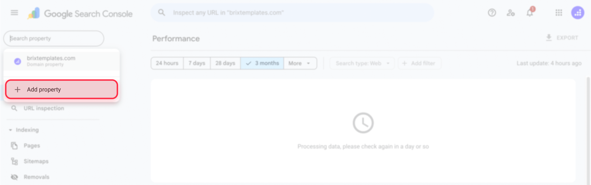 How to add a property in Google Search Console to get your Framer site indexed