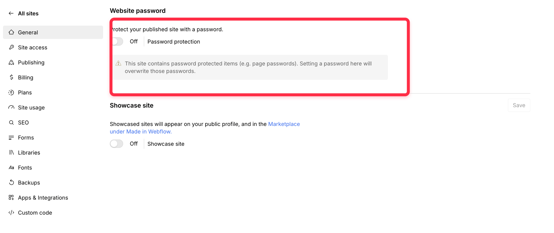 How to password protect your Webflow custom domain