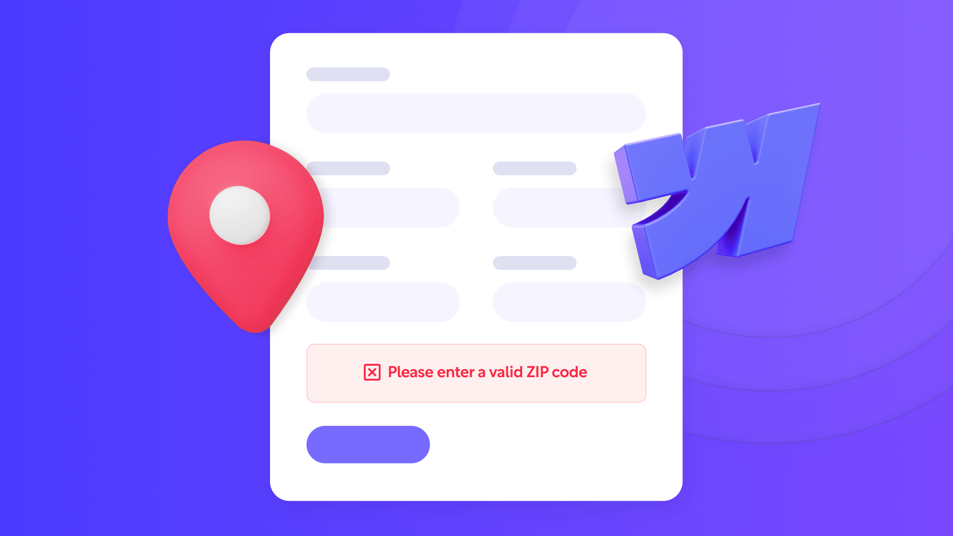 How to validate ZIP codes in your Webflow forms