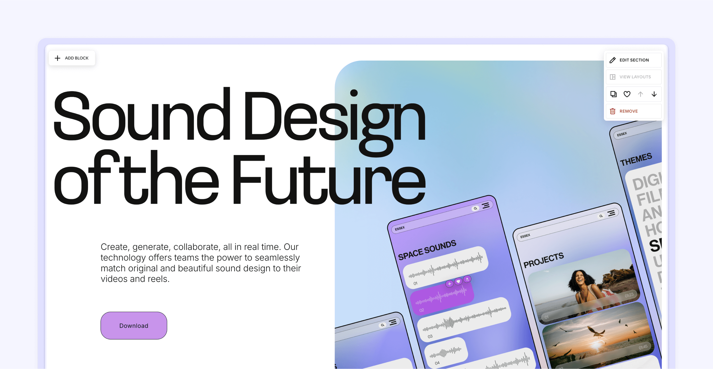 Webflow vs Squarespace layout control comparison