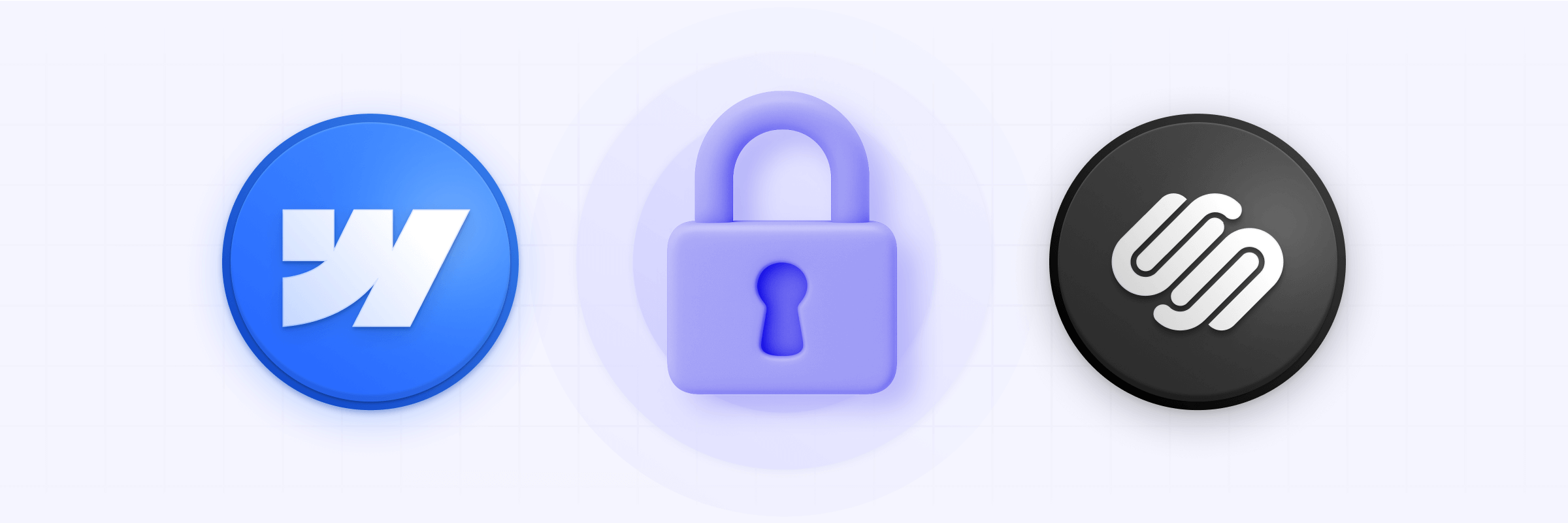 Webflow vs Squarespace security features comparison