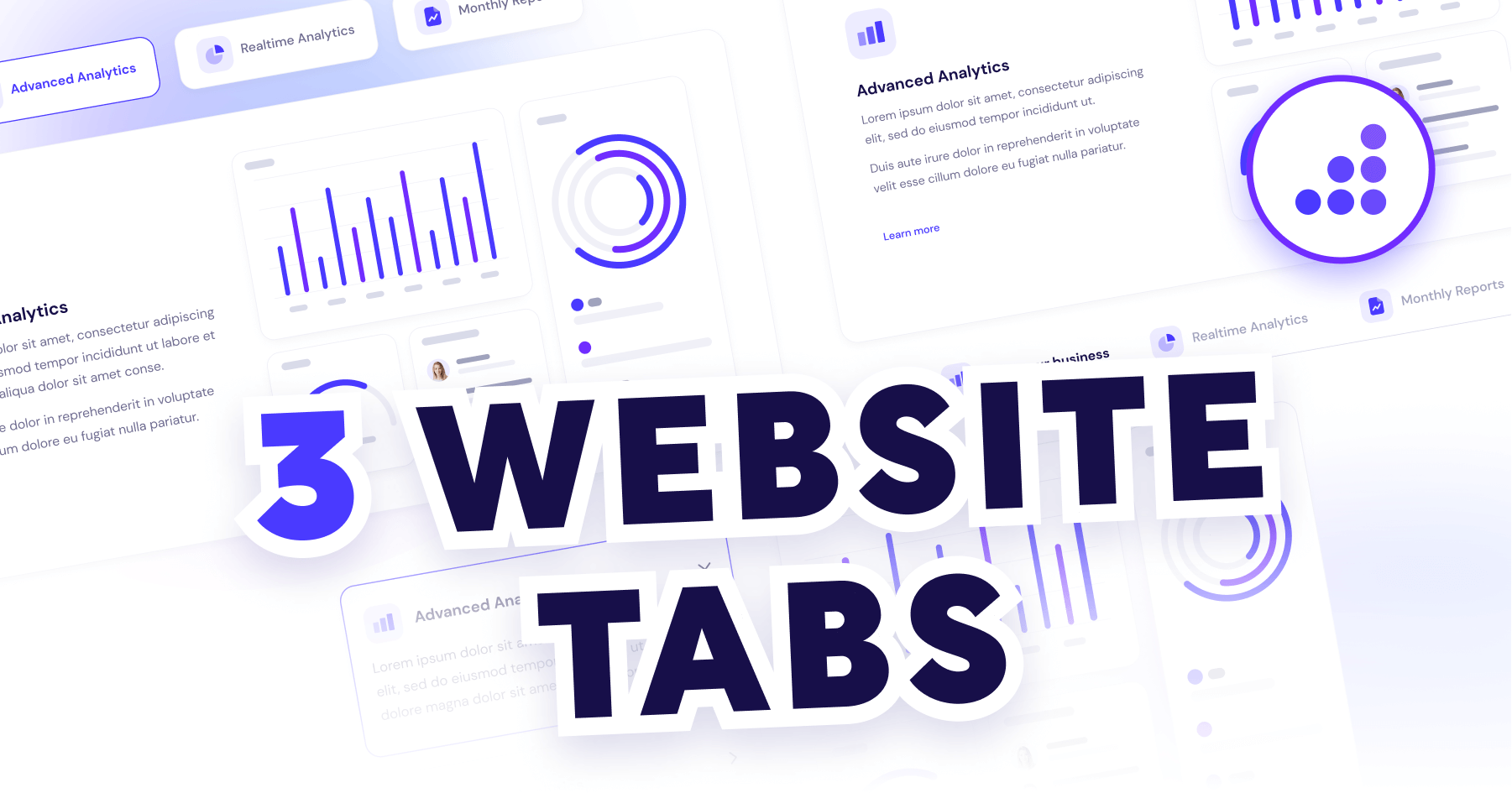 3 Tabs Webflow Cloneable Template - BRIX Templates