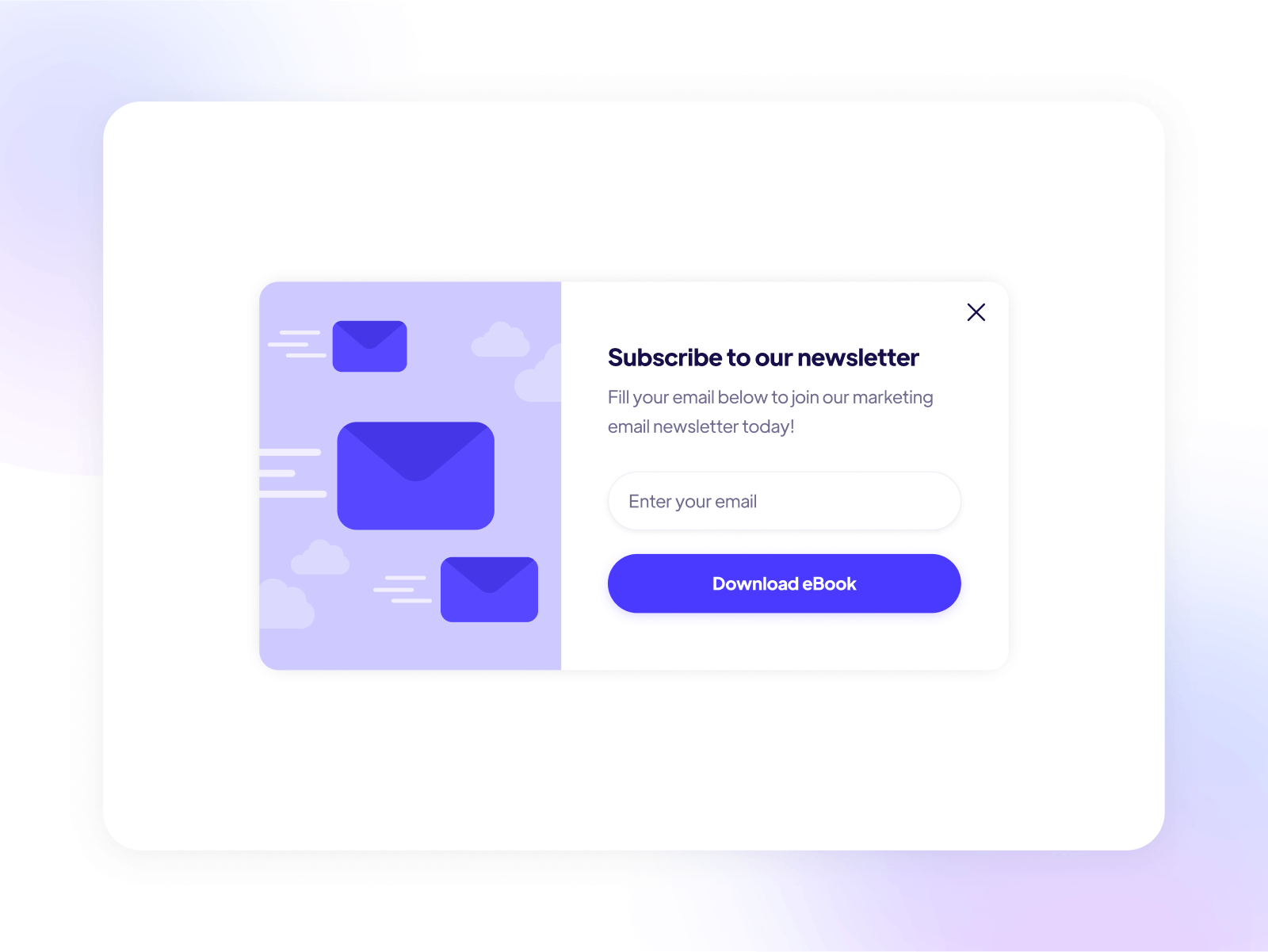 4 Popup Templates