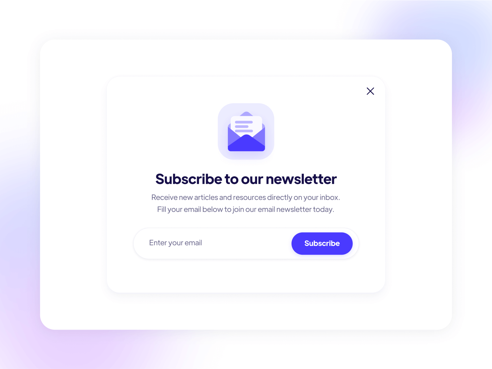 4 Popup Templates