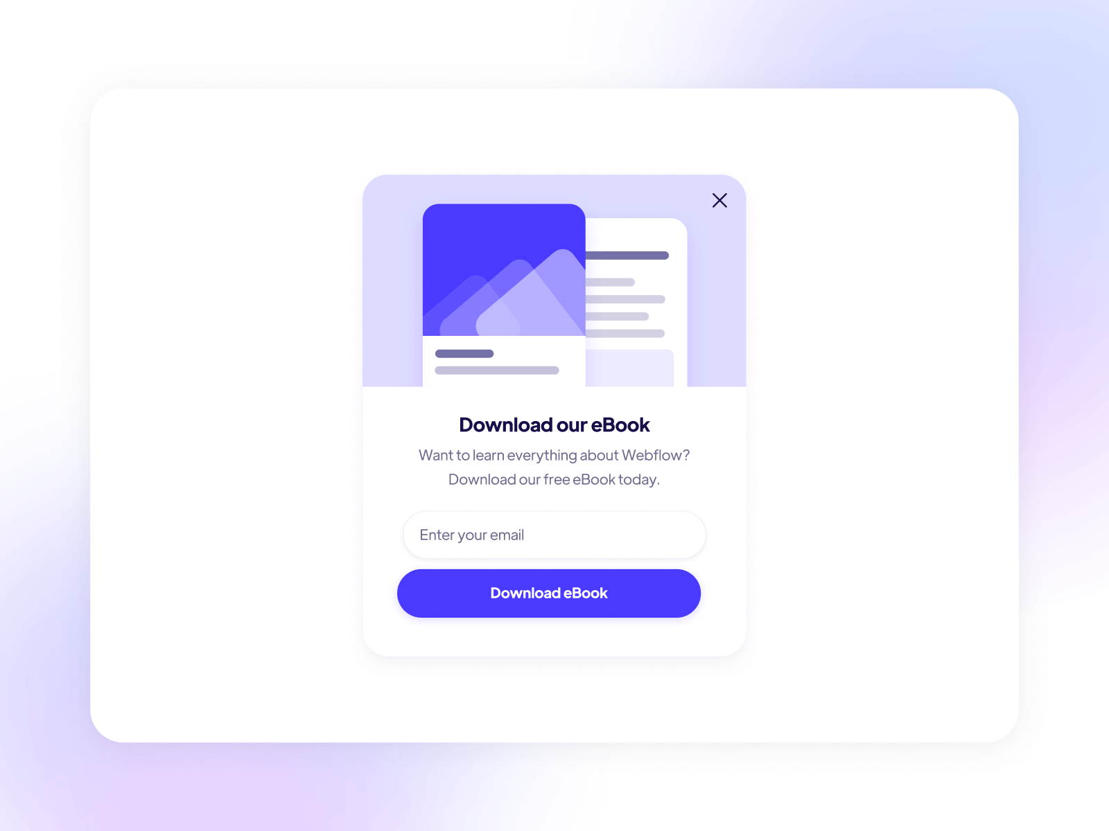 4 Popup Templates