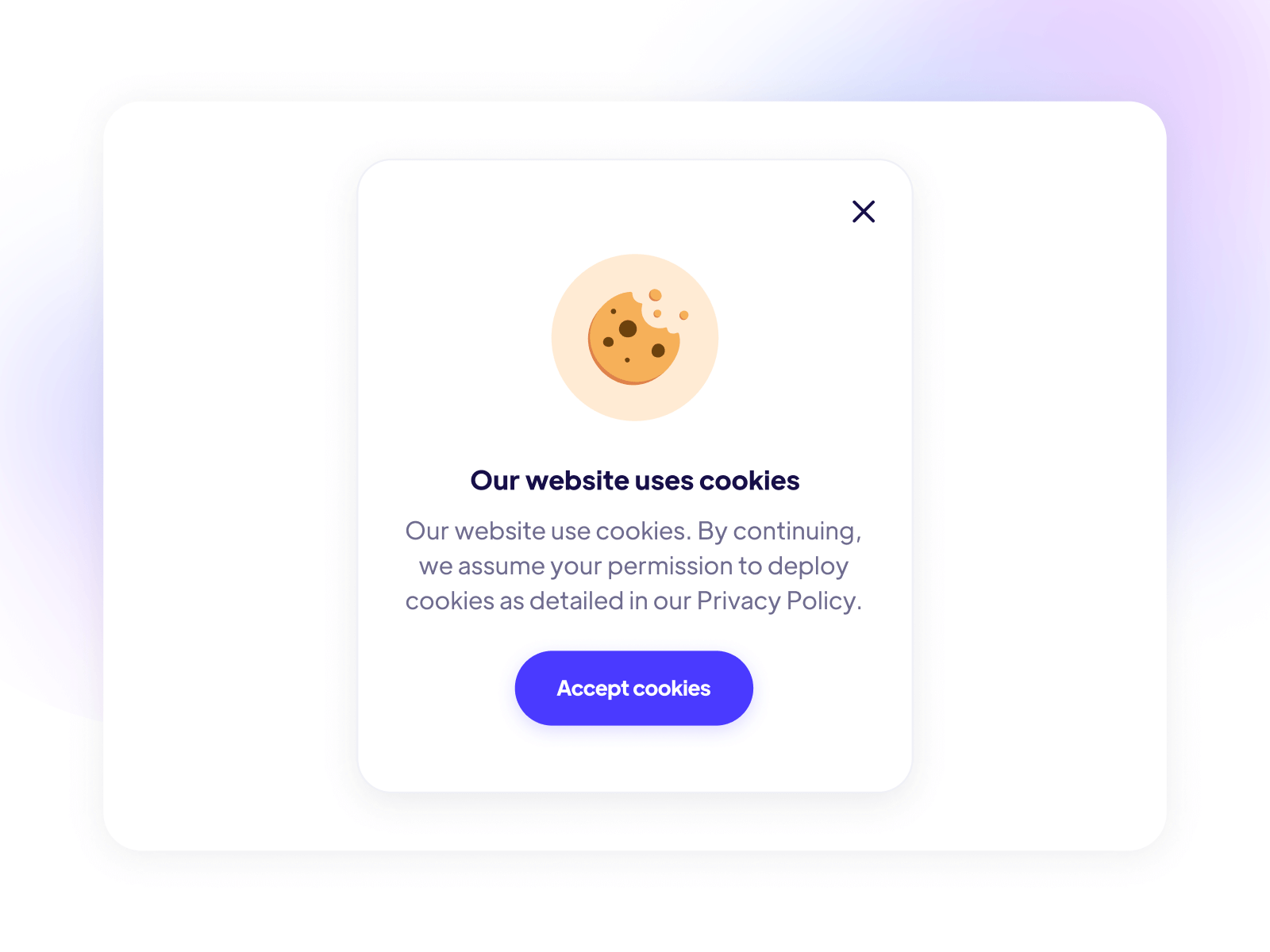 Cookie Notification Banner