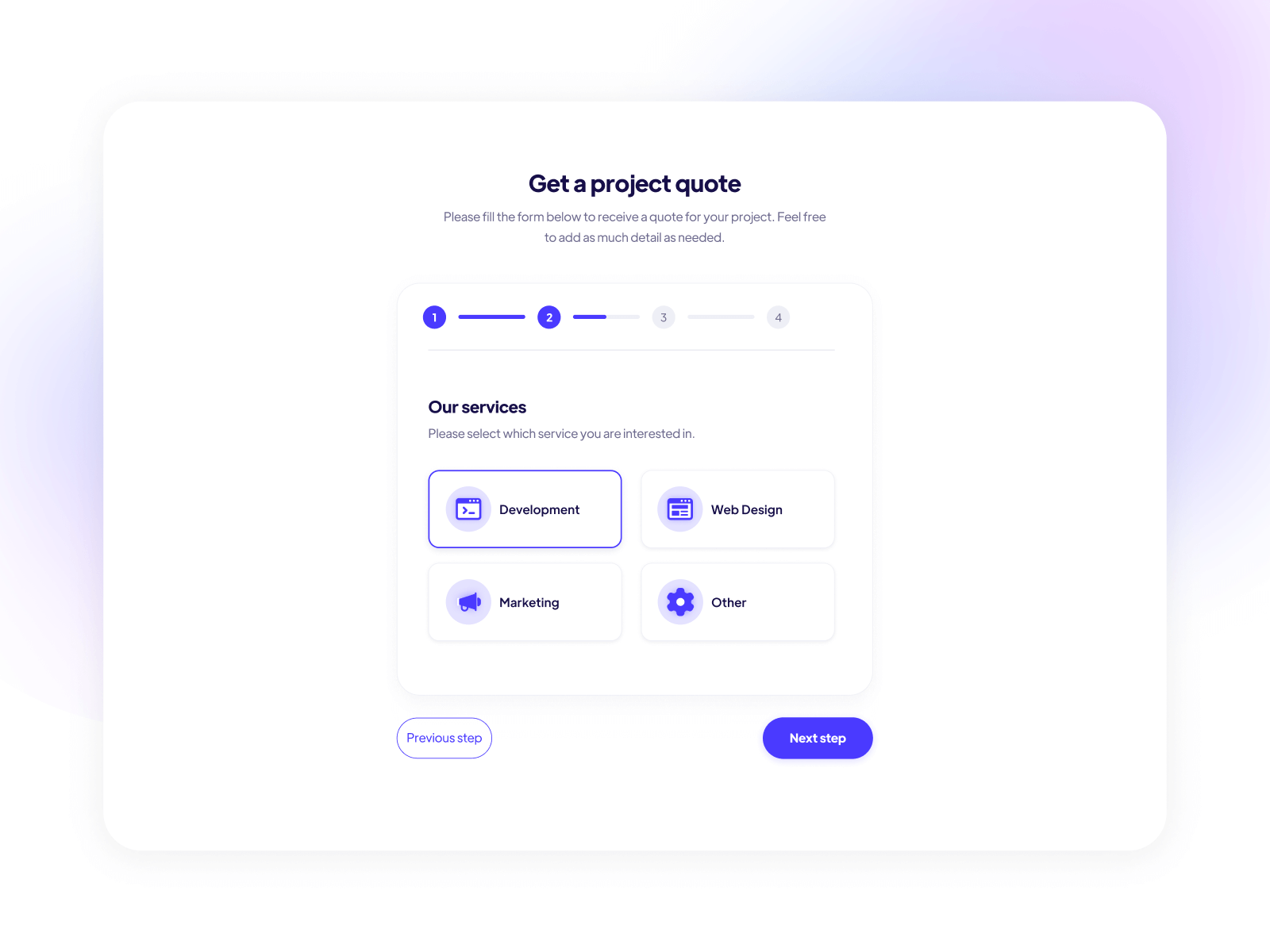 Multi Step Form