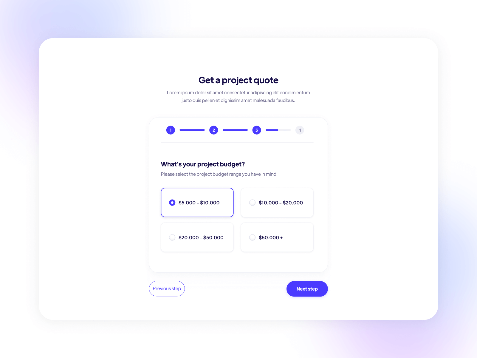 Multi Step Form