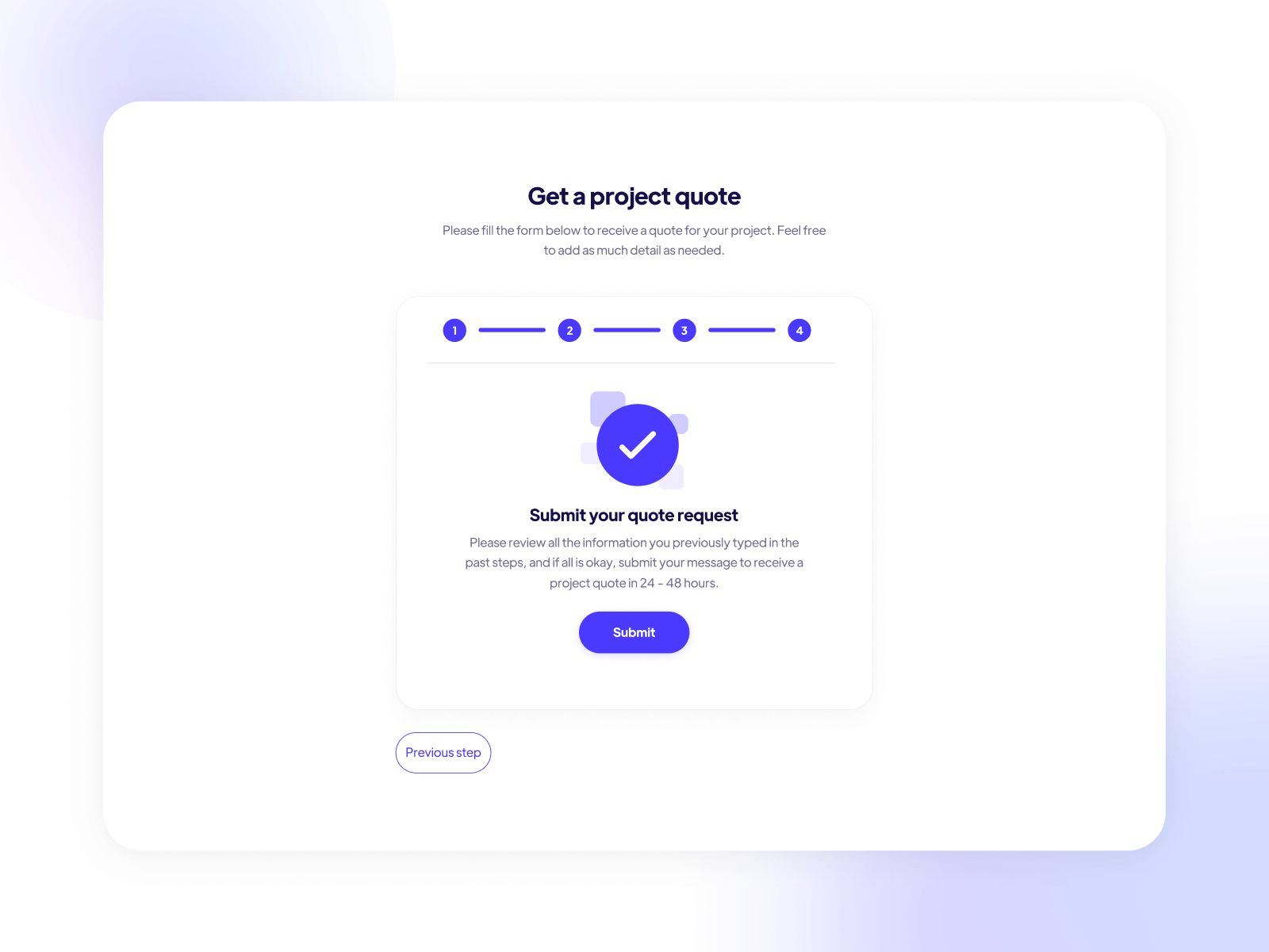 Multi Step Form