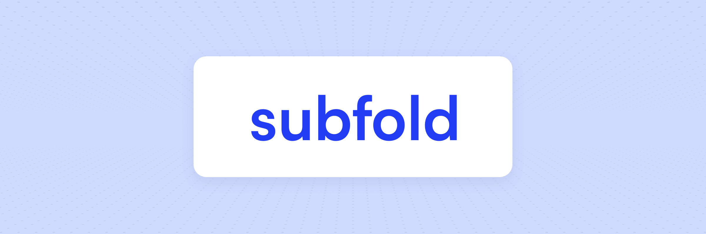 Subfold Multi Hosting Webflow Feature