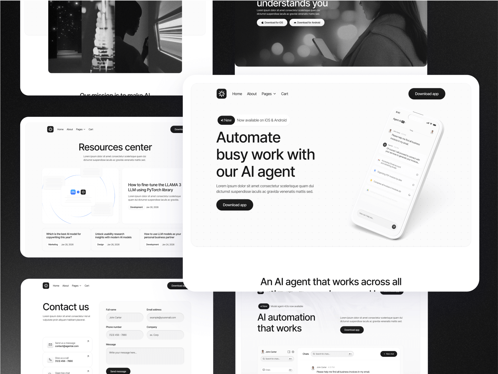 AI Assistant Webflow Theme