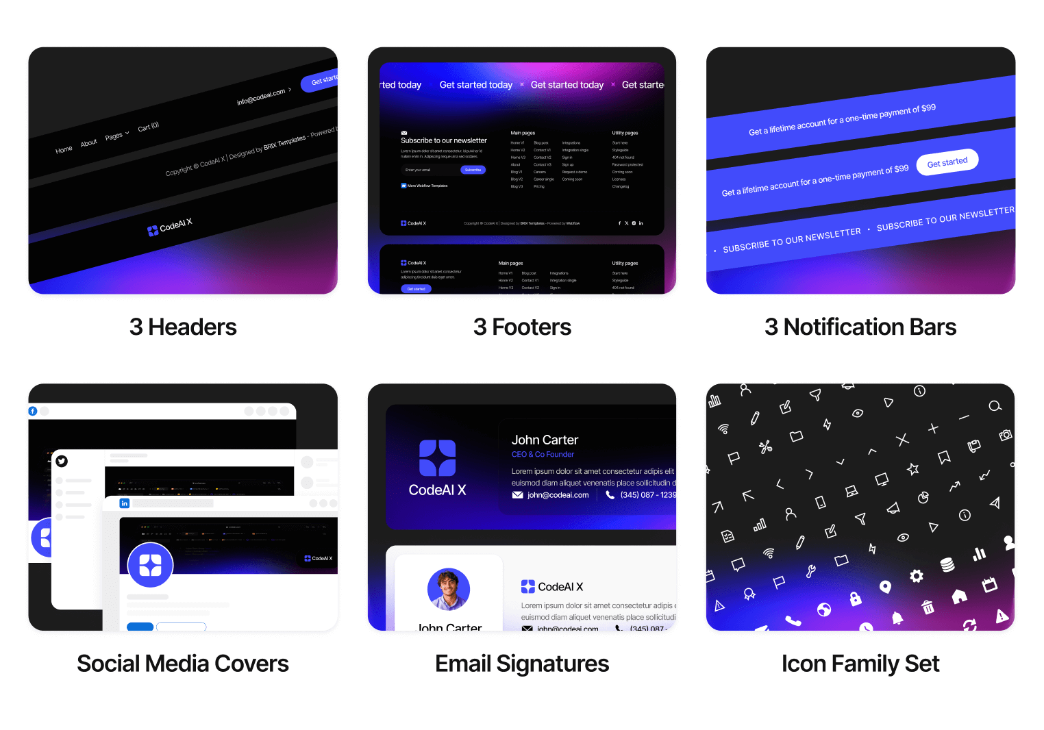 CodeAI X - AI Code Editor Webflow Template Benefits - CodeAI X | BRIX Templates
