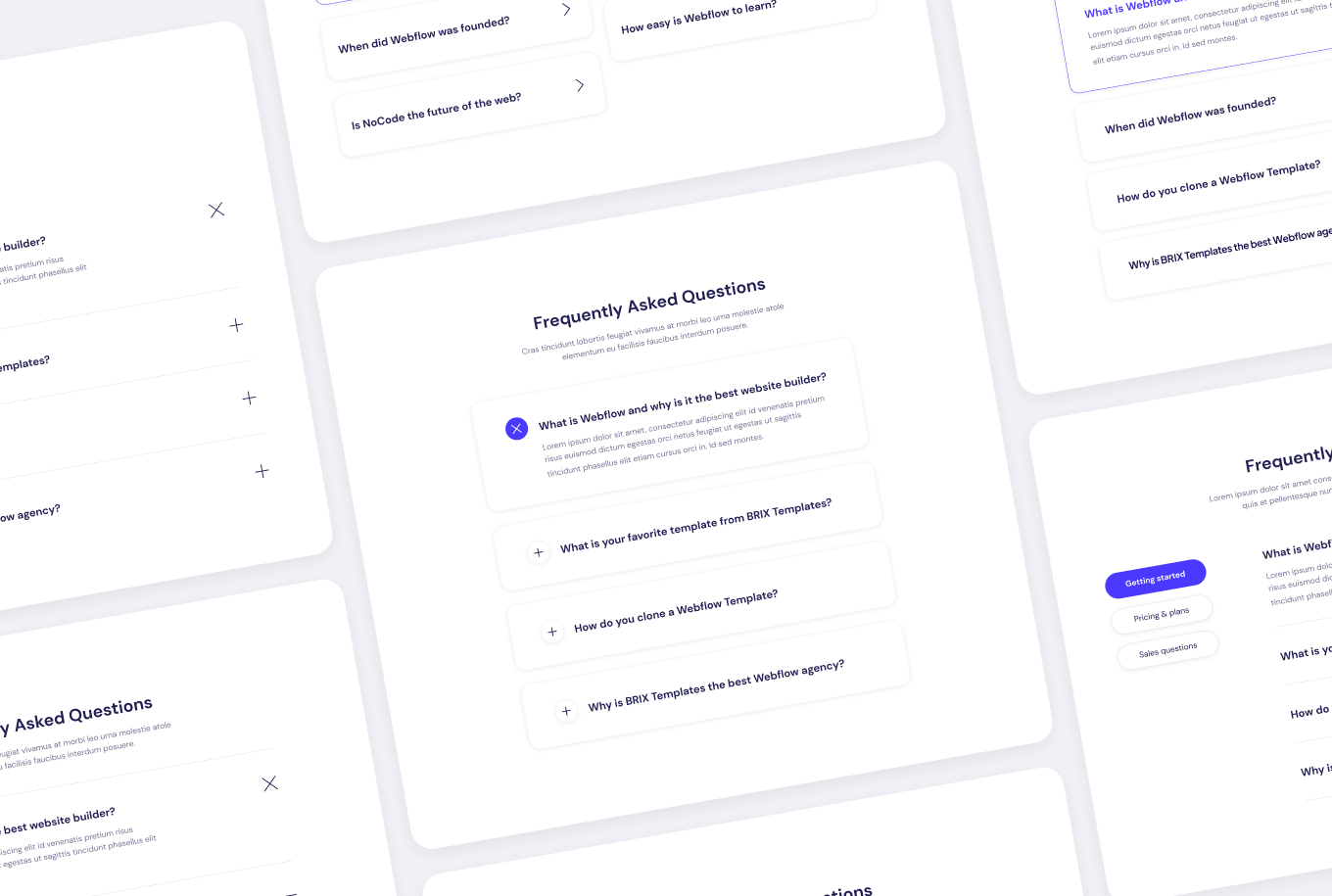 Accordions- Elements BRIX Templates