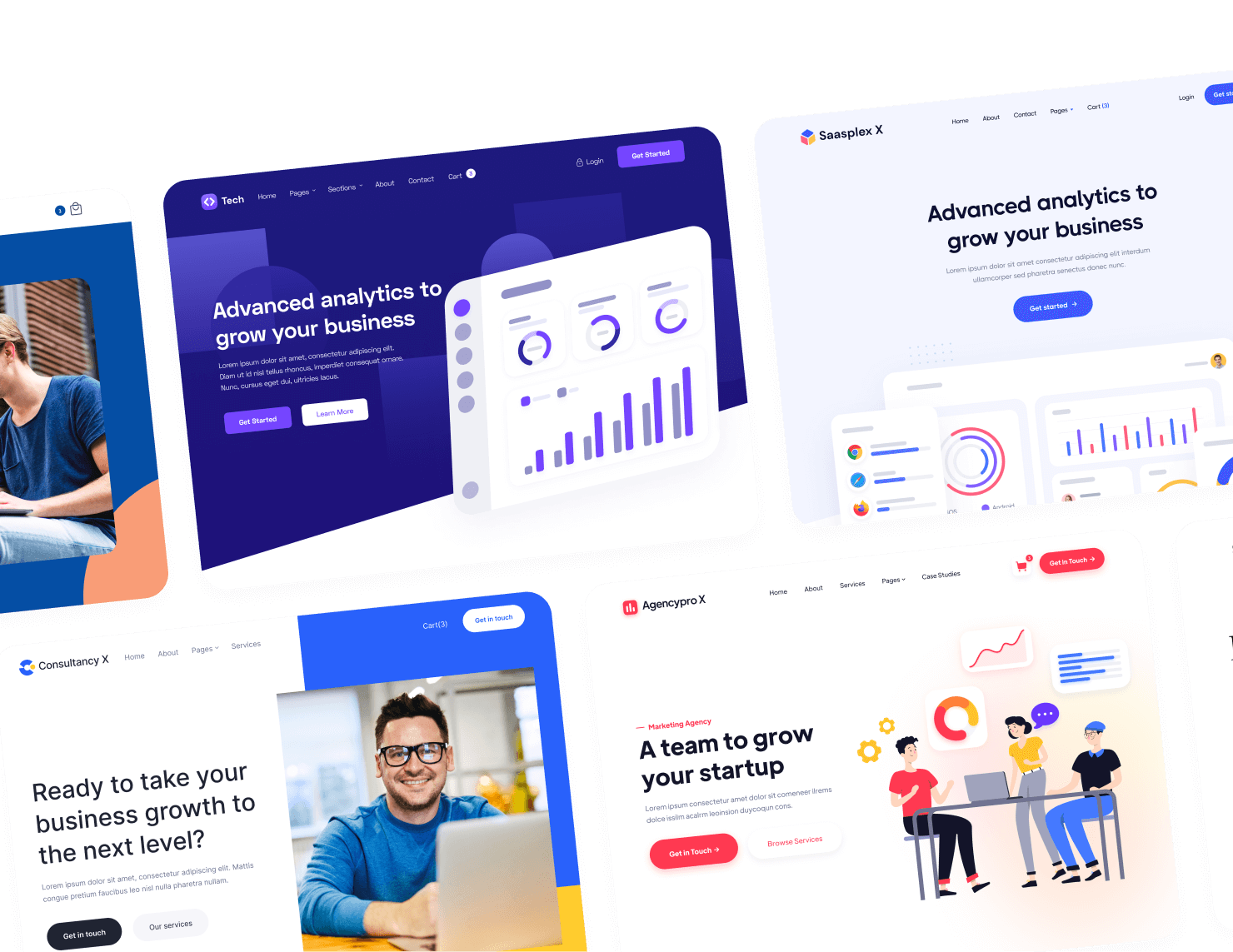 Browse All Webflow Templates - Elements BRIX Templates