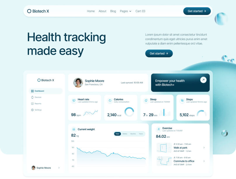 Figma Sites Portfolio Project 7