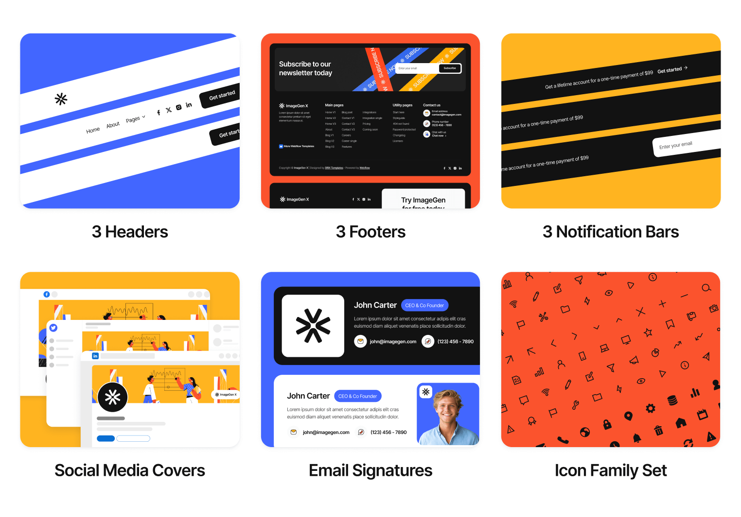 ImageGenX - Generative AI Benefits Webflow Template - ImageGen X | BRIX Templates
