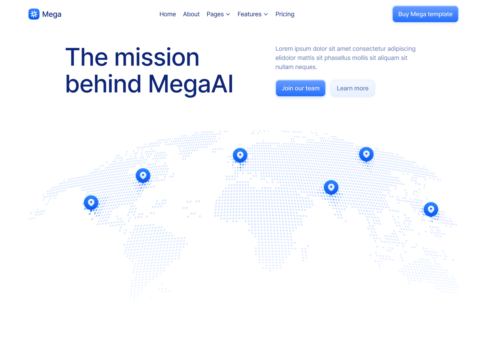 About V3 Page - Mega Webflow Template