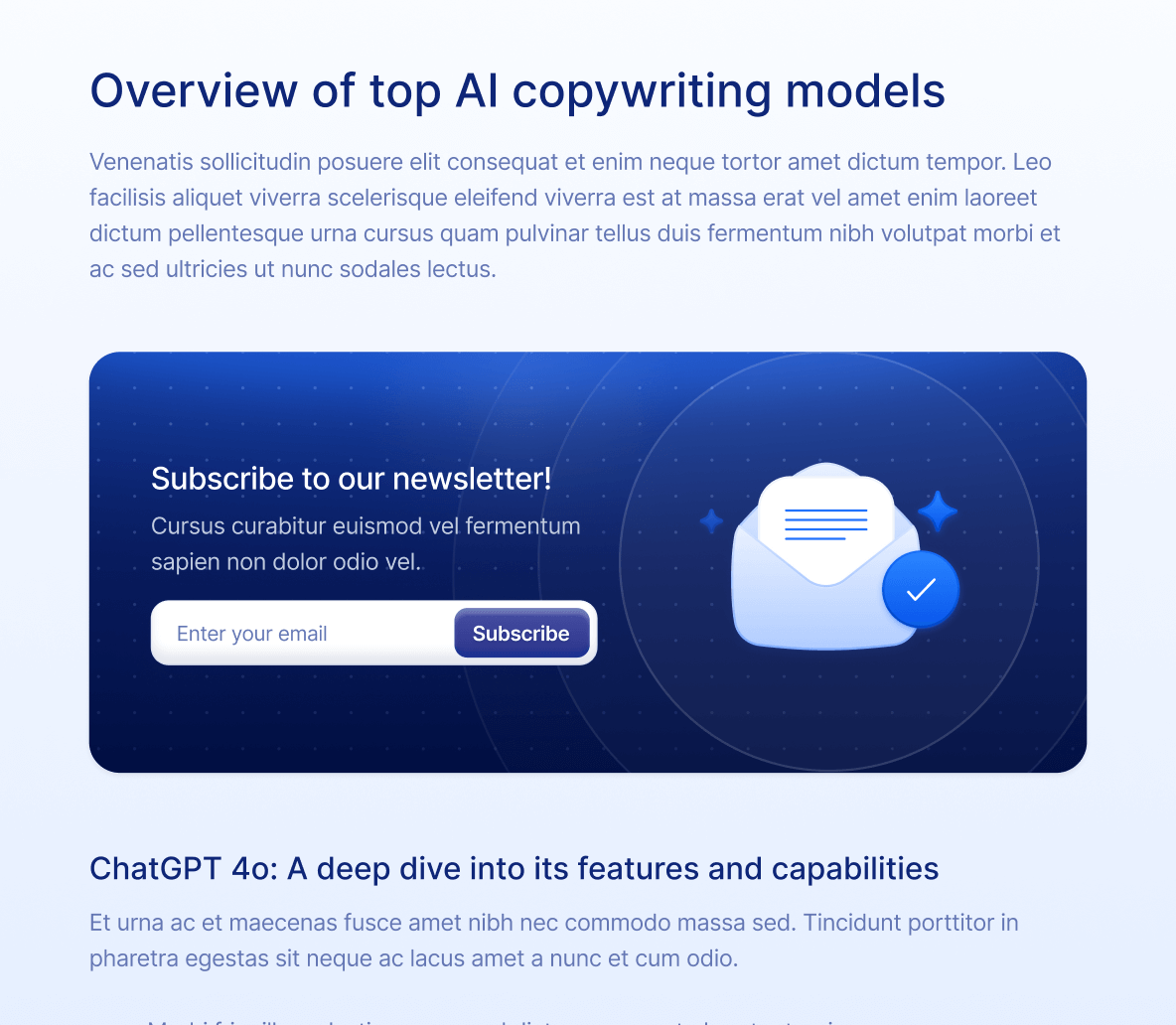 Rich Text Snippets - Mega Webflow Template