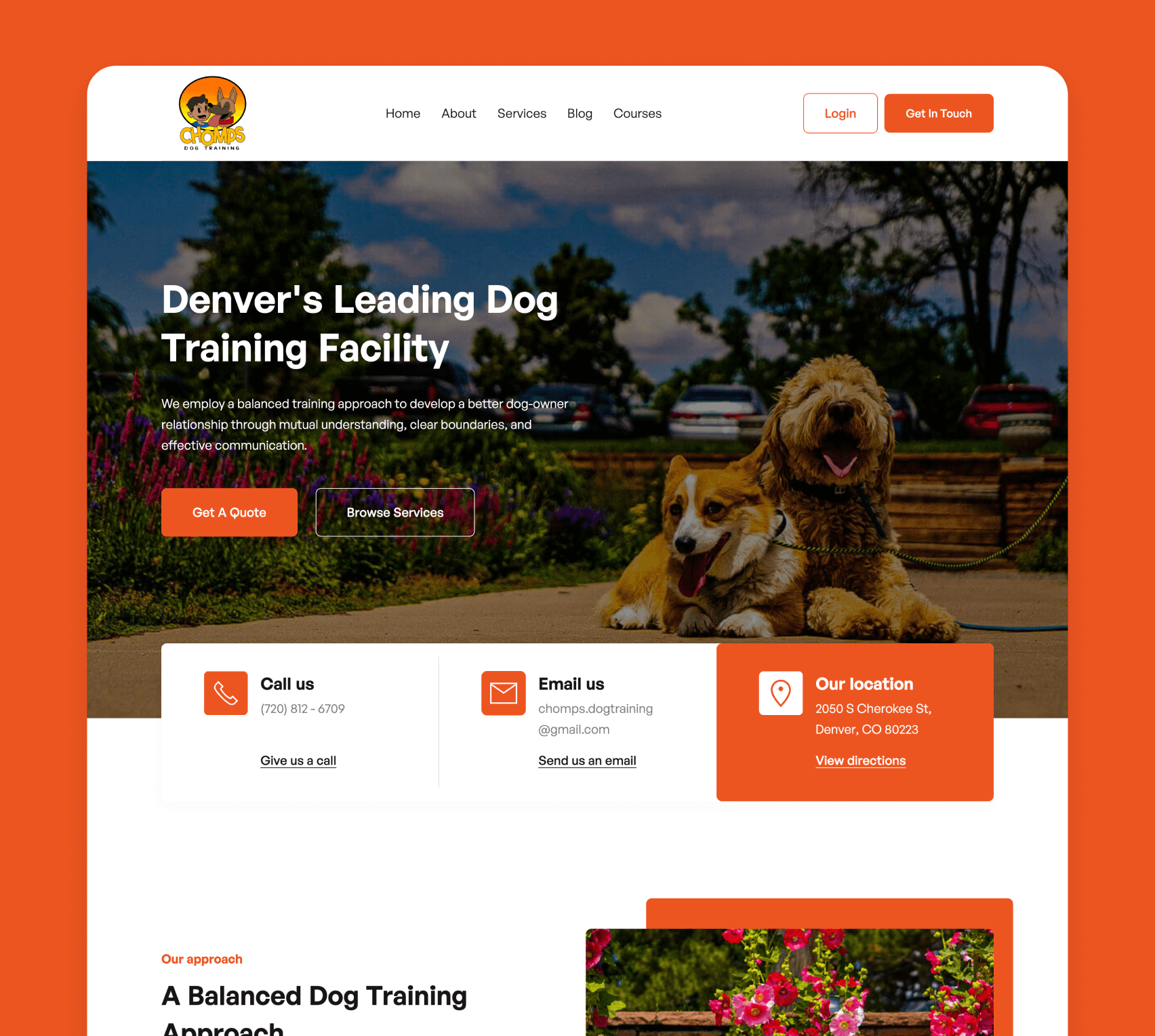 Chomps Dog Trainning - BRIX Templates