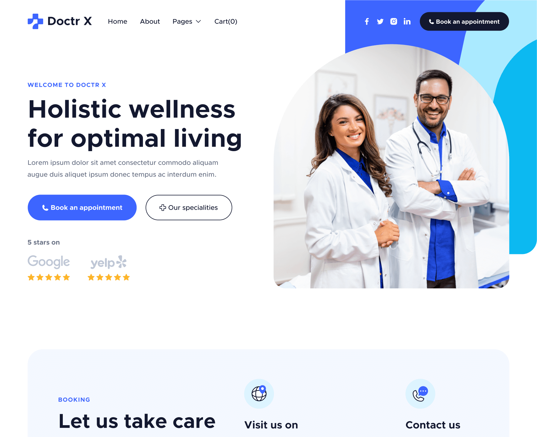 Template Customization Local Business #1 - BRIX Templates